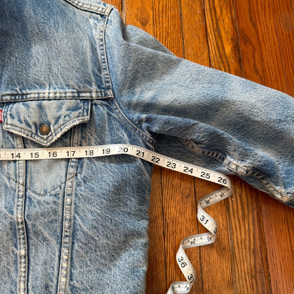 70’s Vintage Levi’s Sherpa Lined Denim Trucker Jacket - Picture 15 of 16